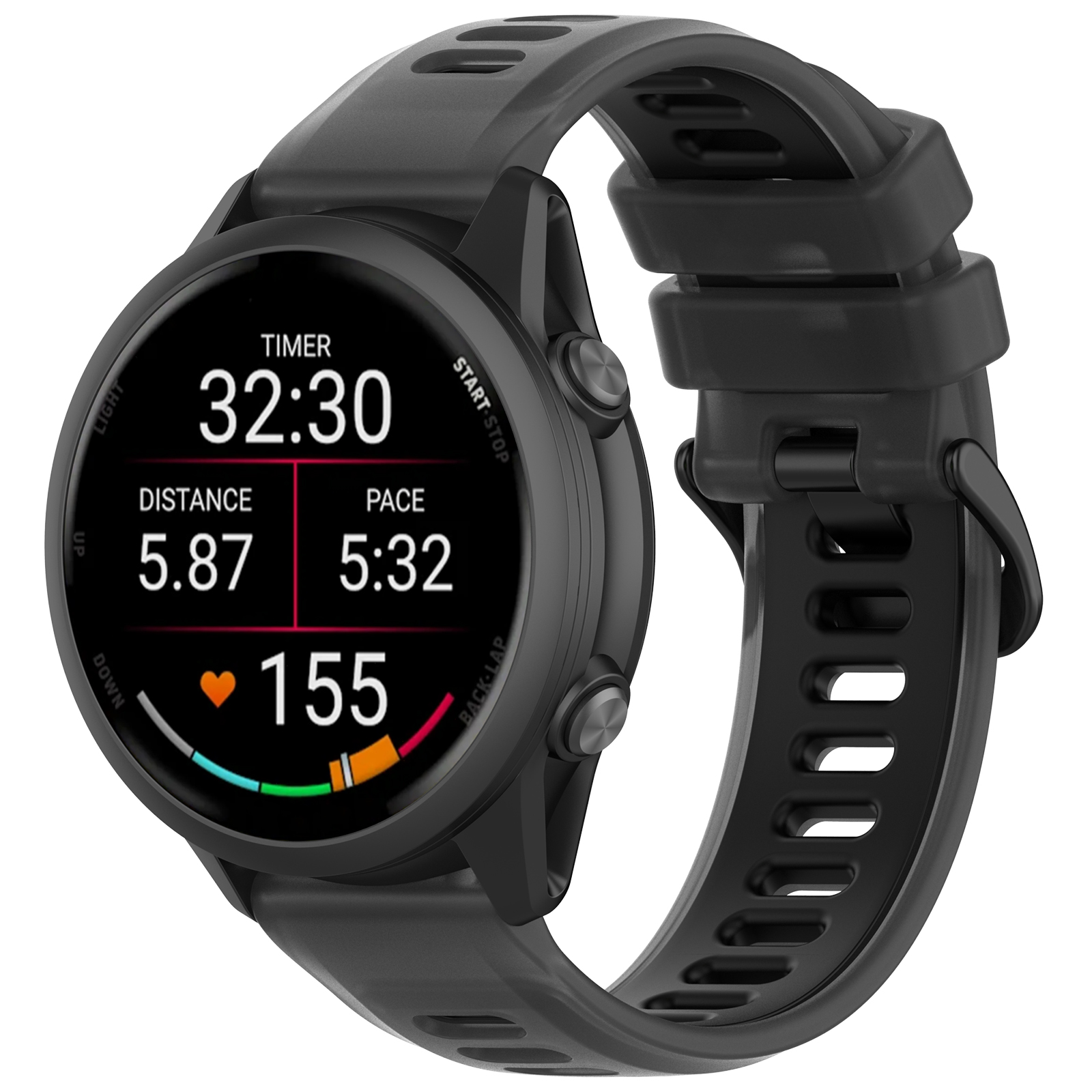 22mm 20mm Transparent Two-Tone - Silicone Watch Band 22Mm incelemesi ve fiyatı