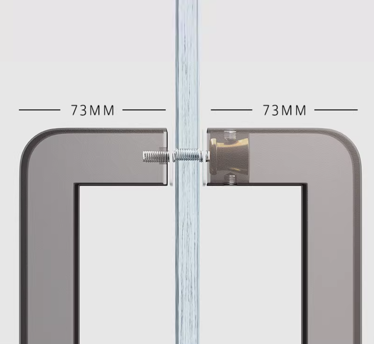 1Pc Stainless Steel Entry Glas - Curved Spring Bar incelemesi ve fiyatı