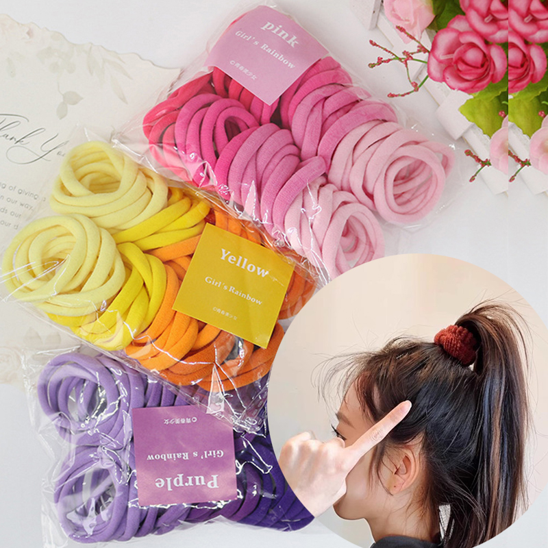 50PCS/Set Women Girls Basic Ha - Silicone Band Women incelemesi ve fiyatı