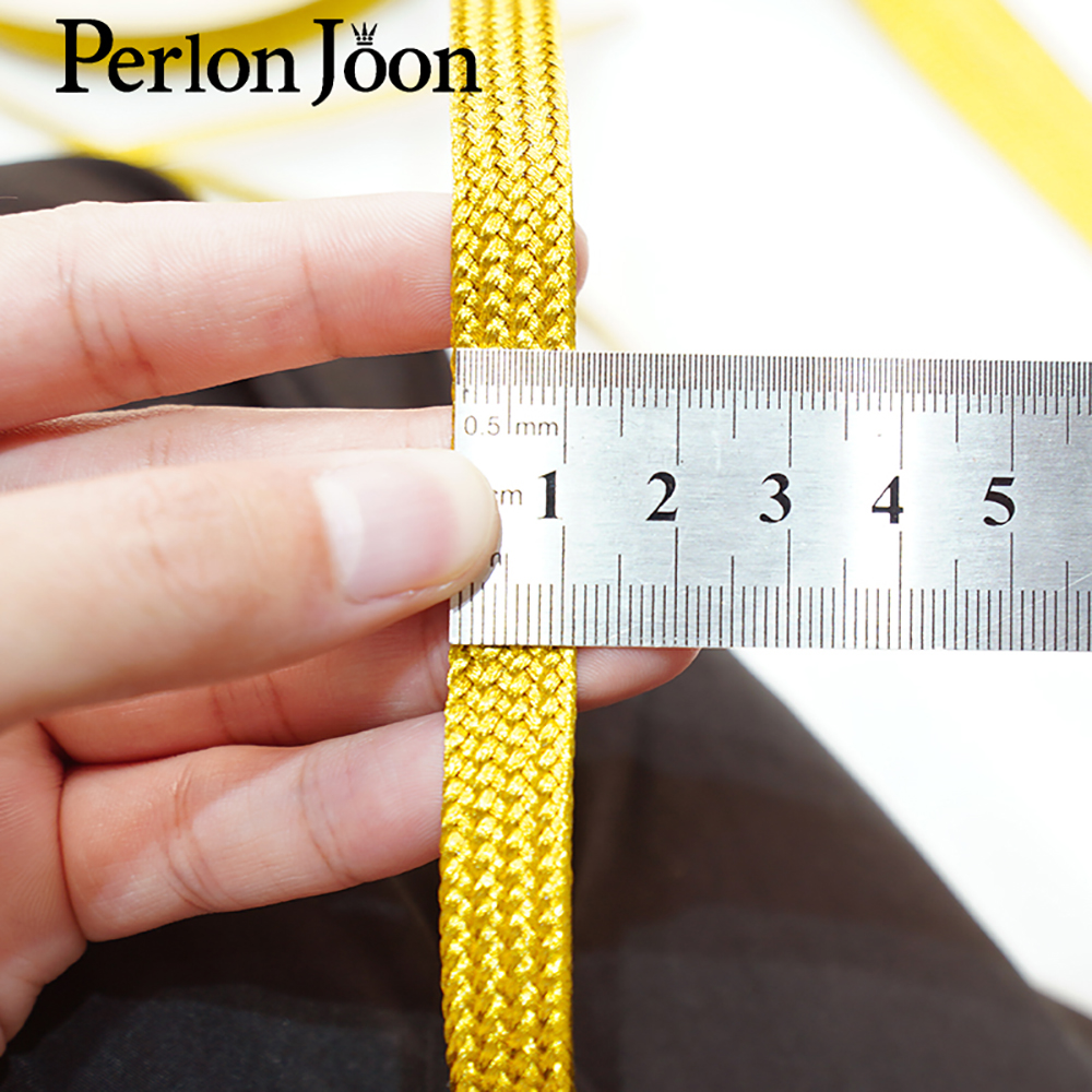 10yards Gold  thread strap web - Perlon Strap Woven incelemesi ve fiyatı