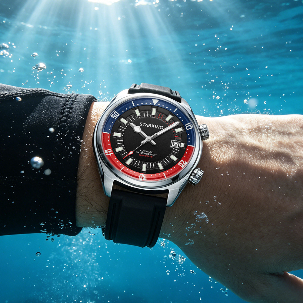 STARKING Men's Automatic 8215  - Rubber Strap Diver incelemesi ve fiyatı