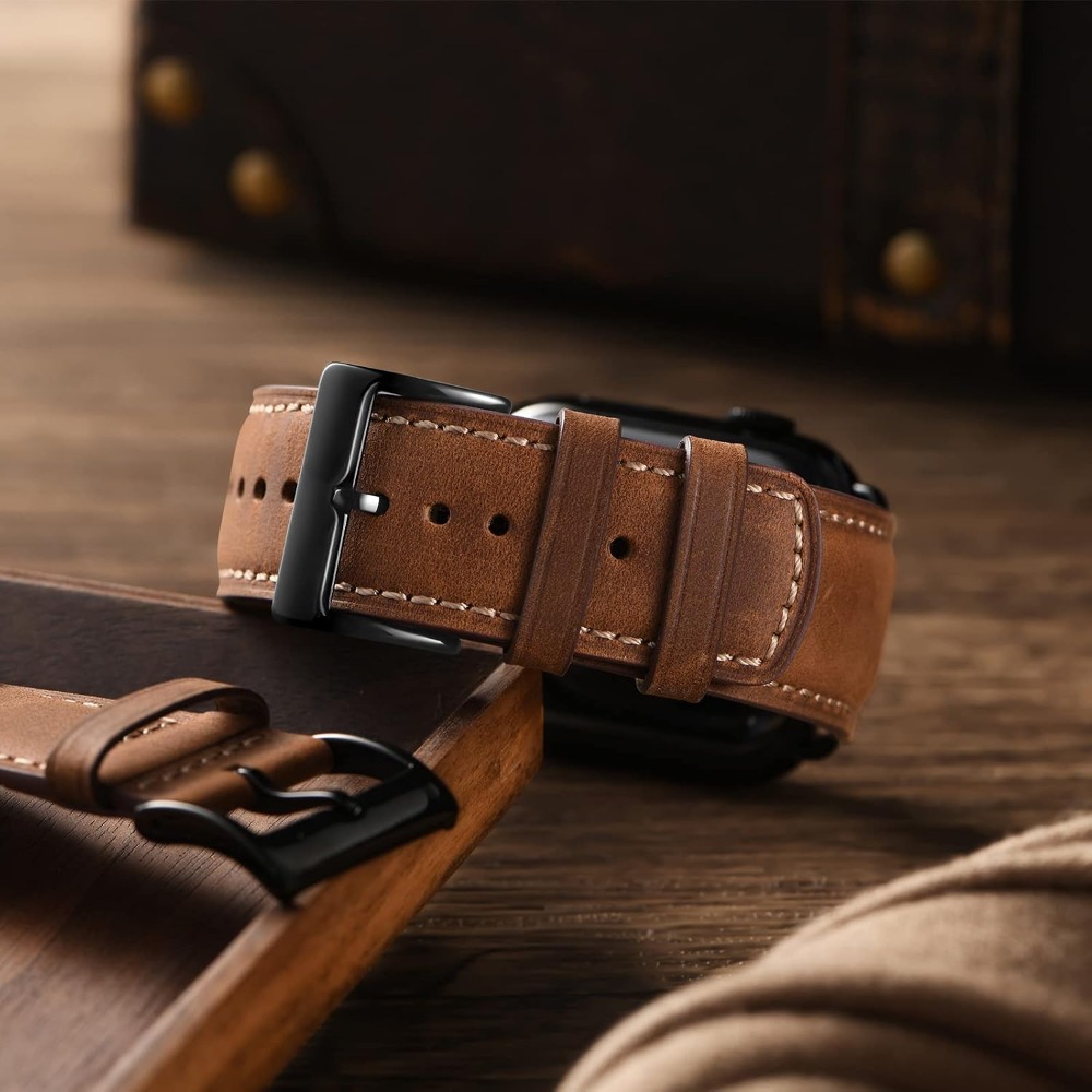 Top Grain Leather Band Compati - Leather Watch Band Men incelemesi ve fiyatı