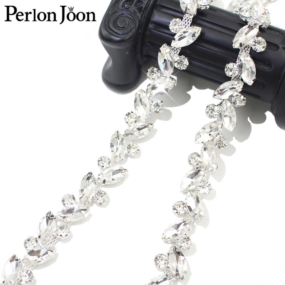 Leaf Round Crystal Rhinestone  - Perlon Strap Woven incelemesi ve fiyatı