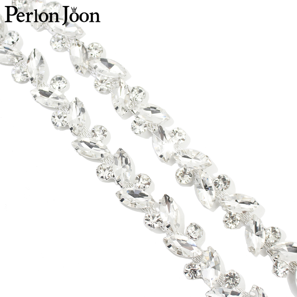 Leaf Round Crystal Rhinestone  - Perlon Strap Woven incelemesi ve fiyatı