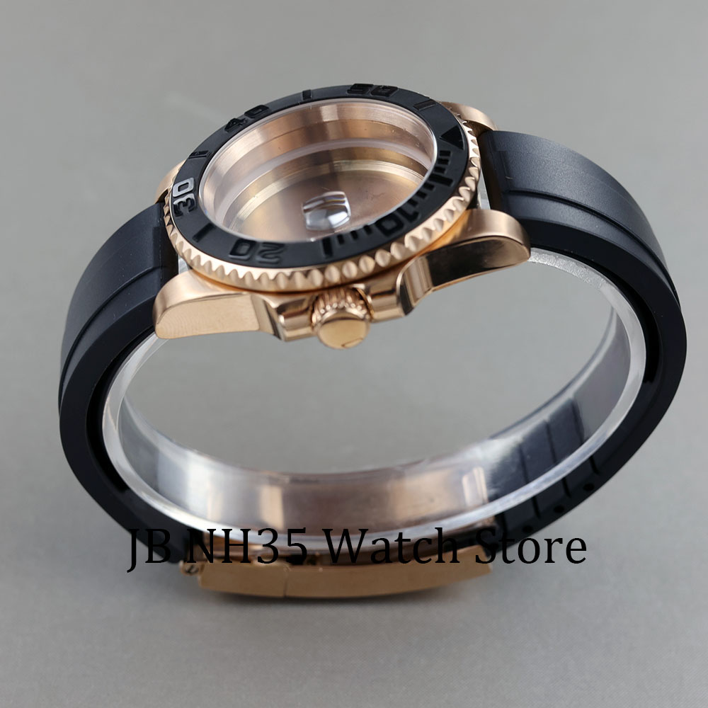 High quality Diver 40mm rose g - Rubber Strap Diver incelemesi ve fiyatı