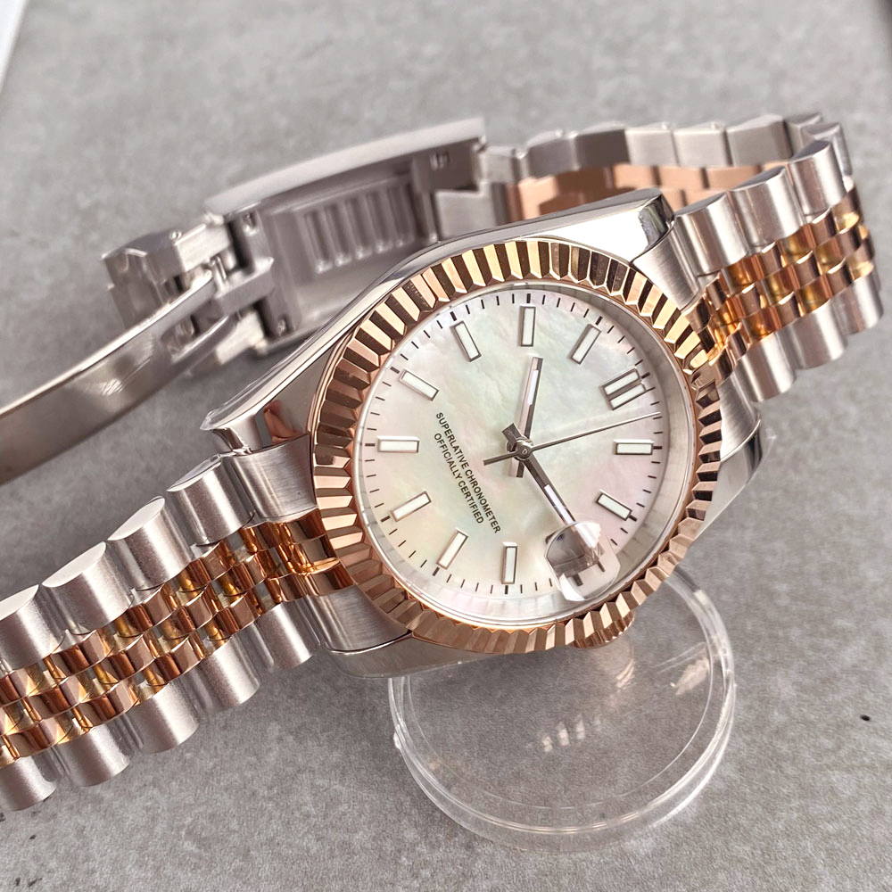 Customized Two Tone Rose Gold  - Stainless Bracelet Diver incelemesi ve fiyatı
