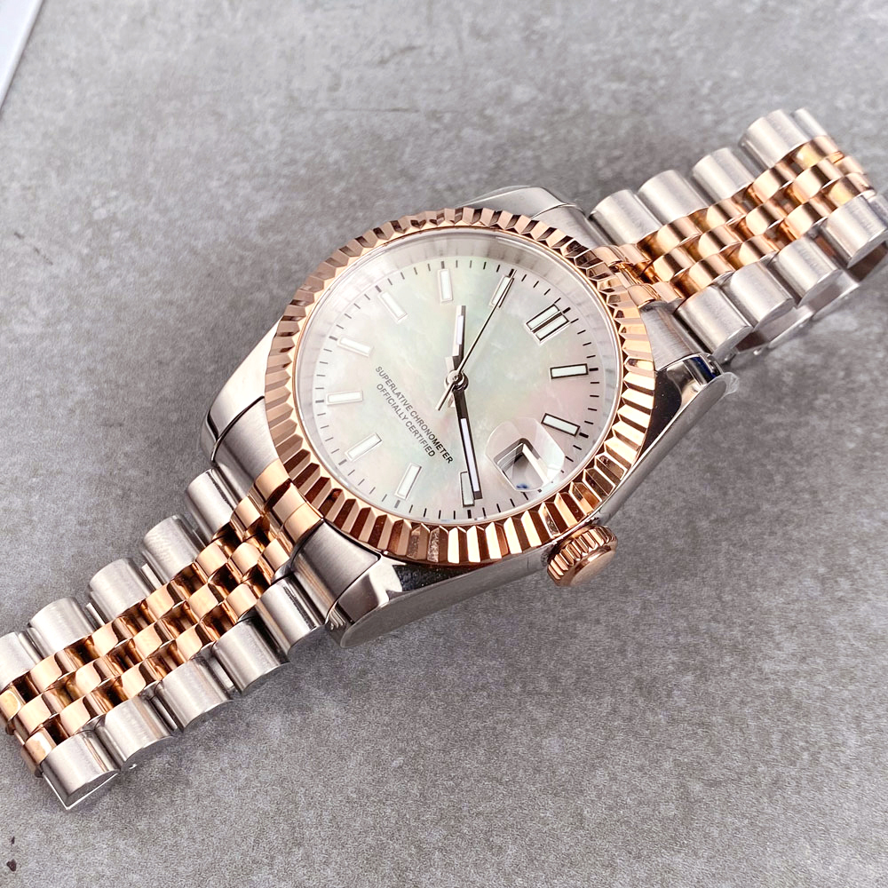 Customized Two Tone Rose Gold  - Stainless Bracelet Diver incelemesi ve fiyatı