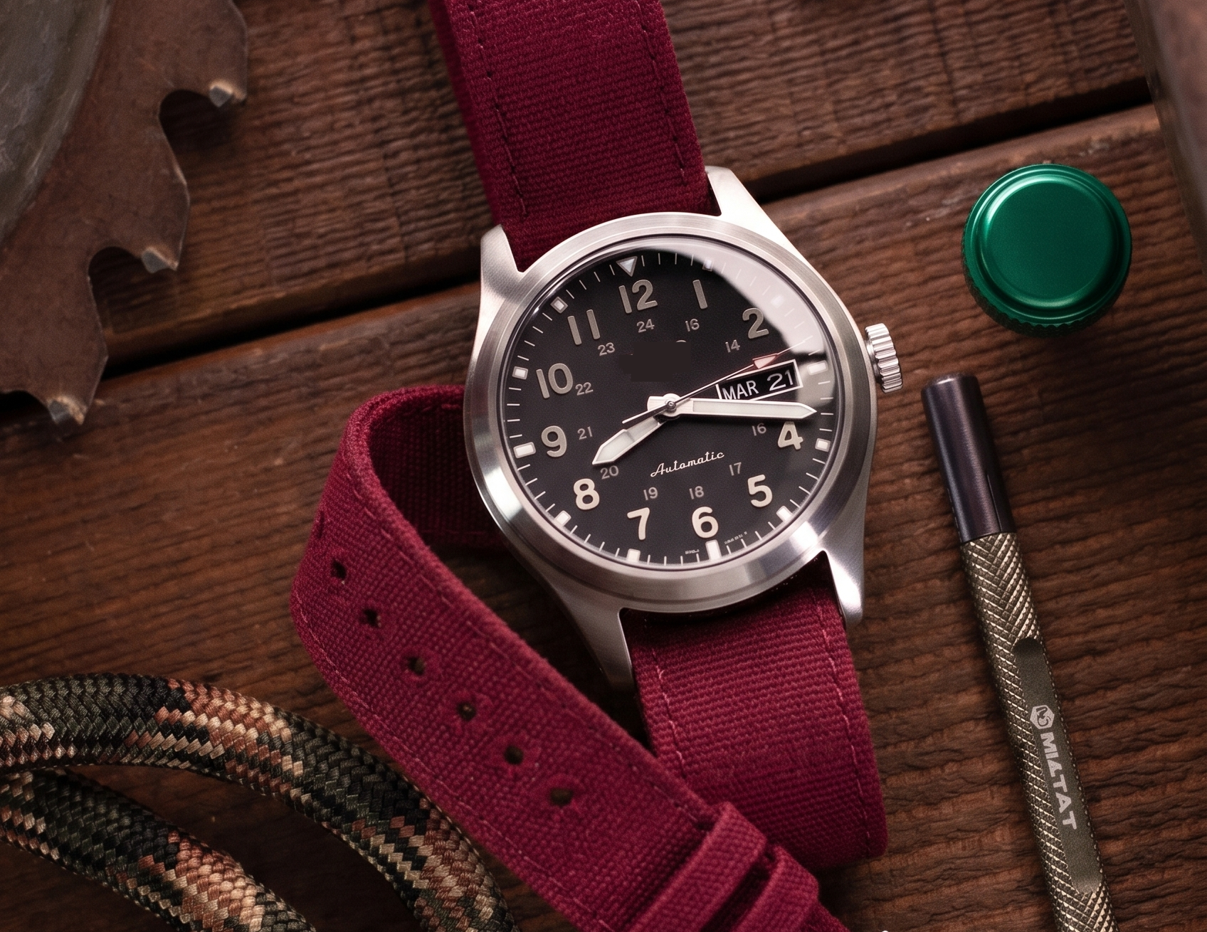 ‌High-Density 18mm 20mm 22mm N - Tropic Strap Vintage incelemesi ve fiyatı