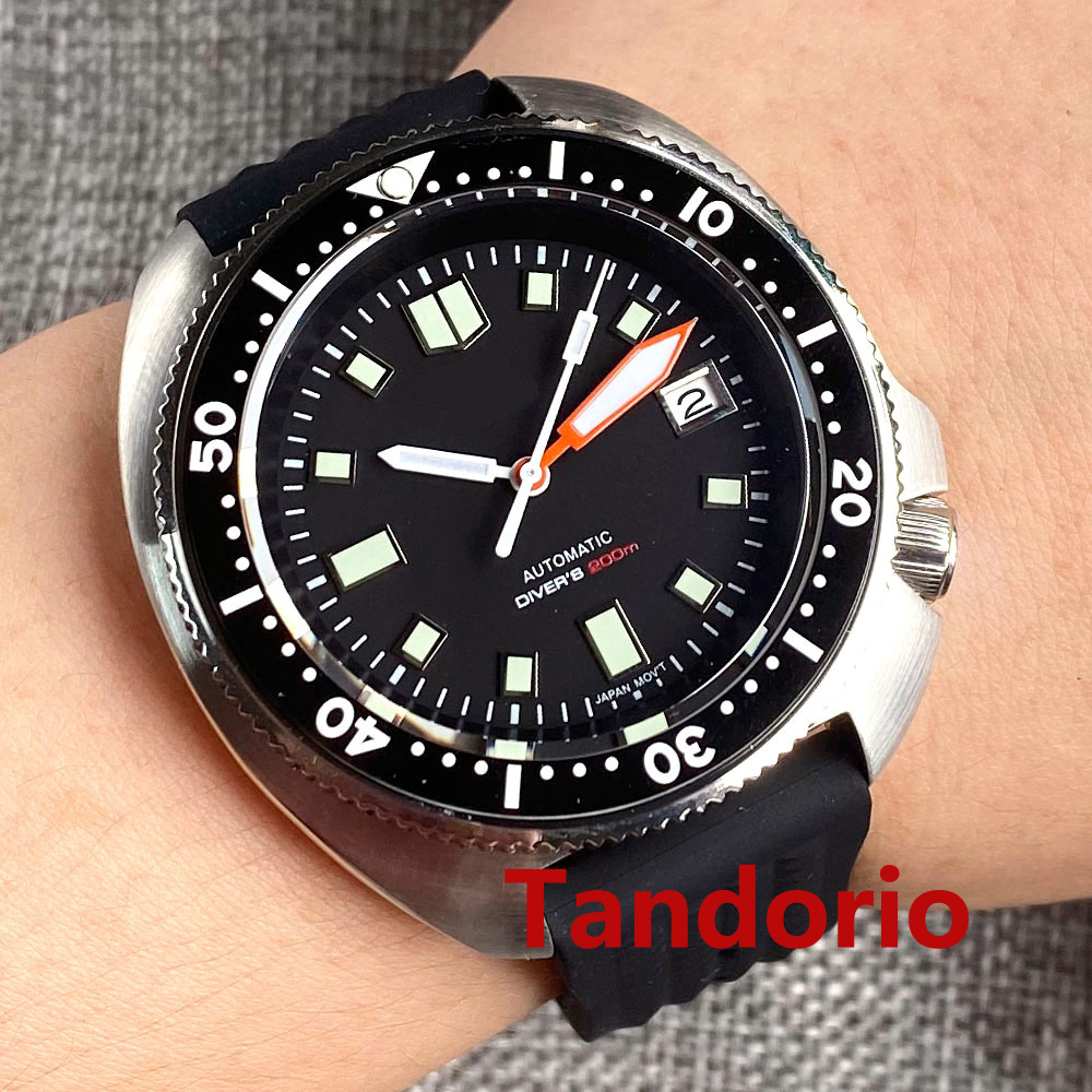 Tandorio 44mm Japan NH35/PT500 - Rubber Strap Diver incelemesi ve fiyatı