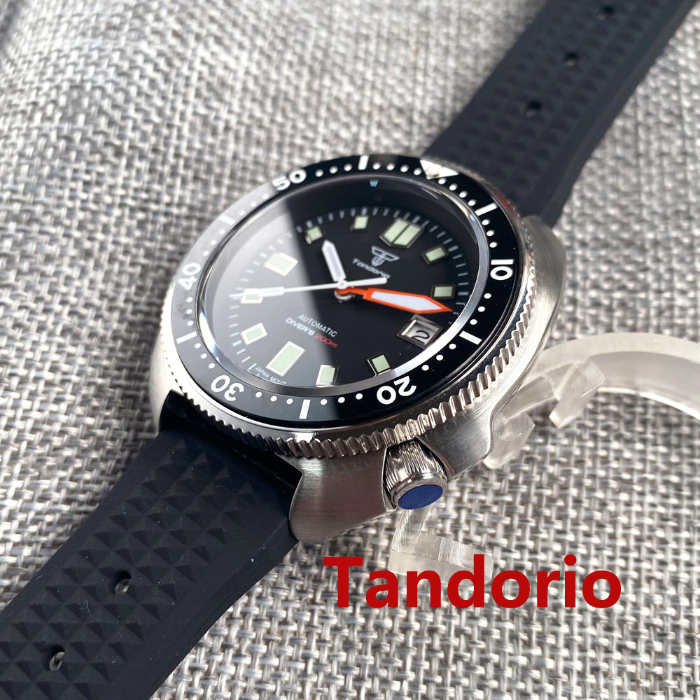 Tandorio 44mm Japan NH35/PT500 - Rubber Strap Diver incelemesi ve fiyatı