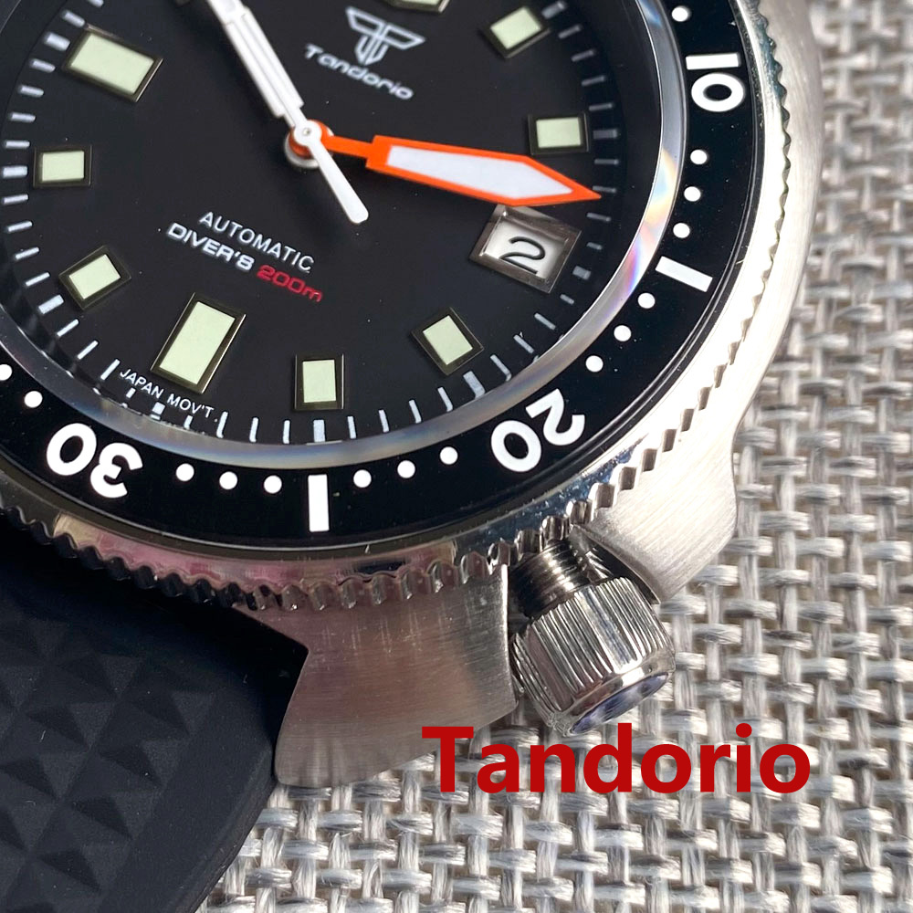 Tandorio 44mm Japan NH35/PT500 - Rubber Strap Diver incelemesi ve fiyatı