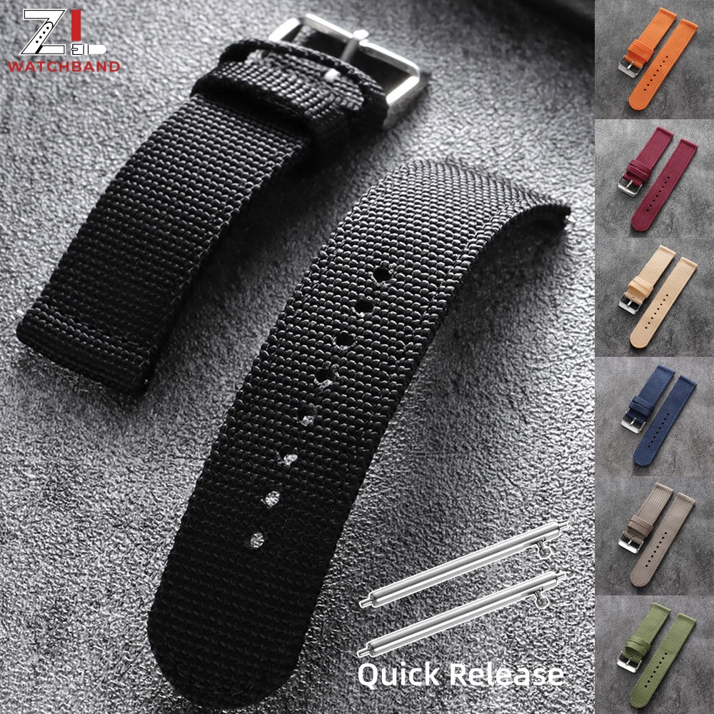 Nylon Watch Band 18/20/22/24mm - Canvas Strap Watch incelemesi ve fiyatı