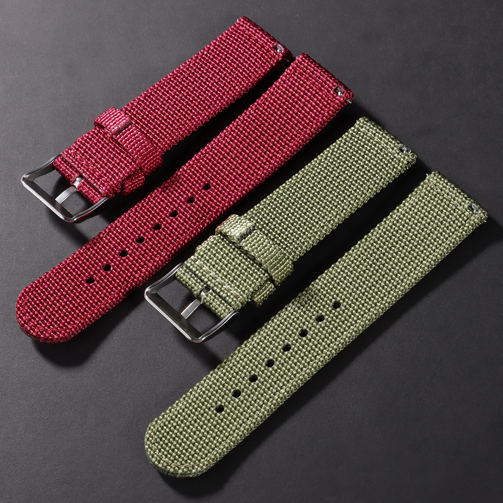 Nylon Watch Band 18/20/22/24mm - Canvas Strap Watch incelemesi ve fiyatı